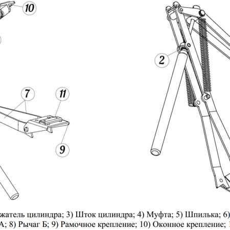 Схема автоматического устройства проветривания теплицы