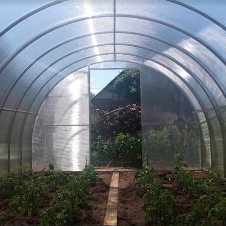 Теплица Сибирская Люкс шаг 0,50 м, труба 20х20 мм