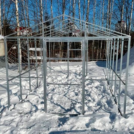 Теплица с прямыми стенками от производителя МЗТ