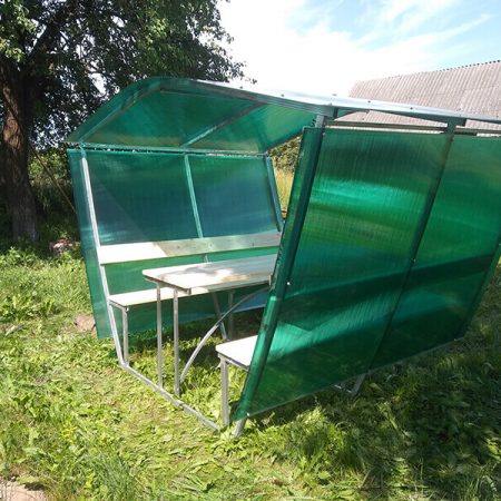 Дешевая беседка Тюльпан Плюс для дачи